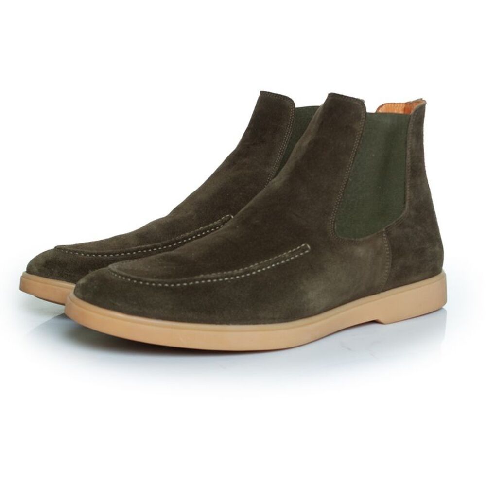 Aurelien, City Chelsea boots in green